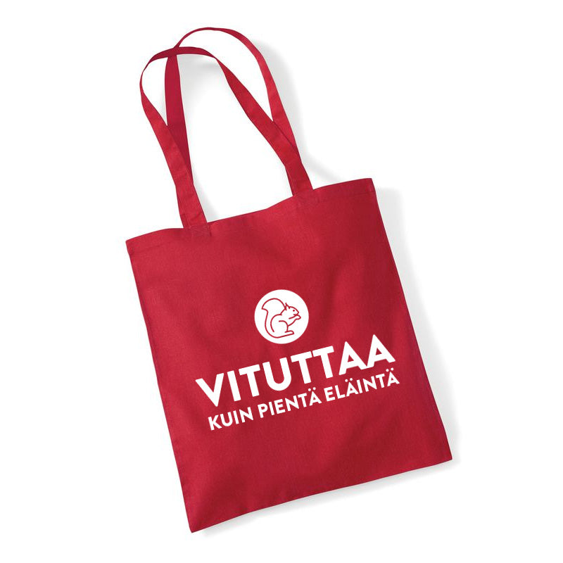 Vituttaa kuin pientä eläintä - kangaskassi