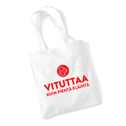 Vituttaa kuin pientä eläintä - kangaskassi