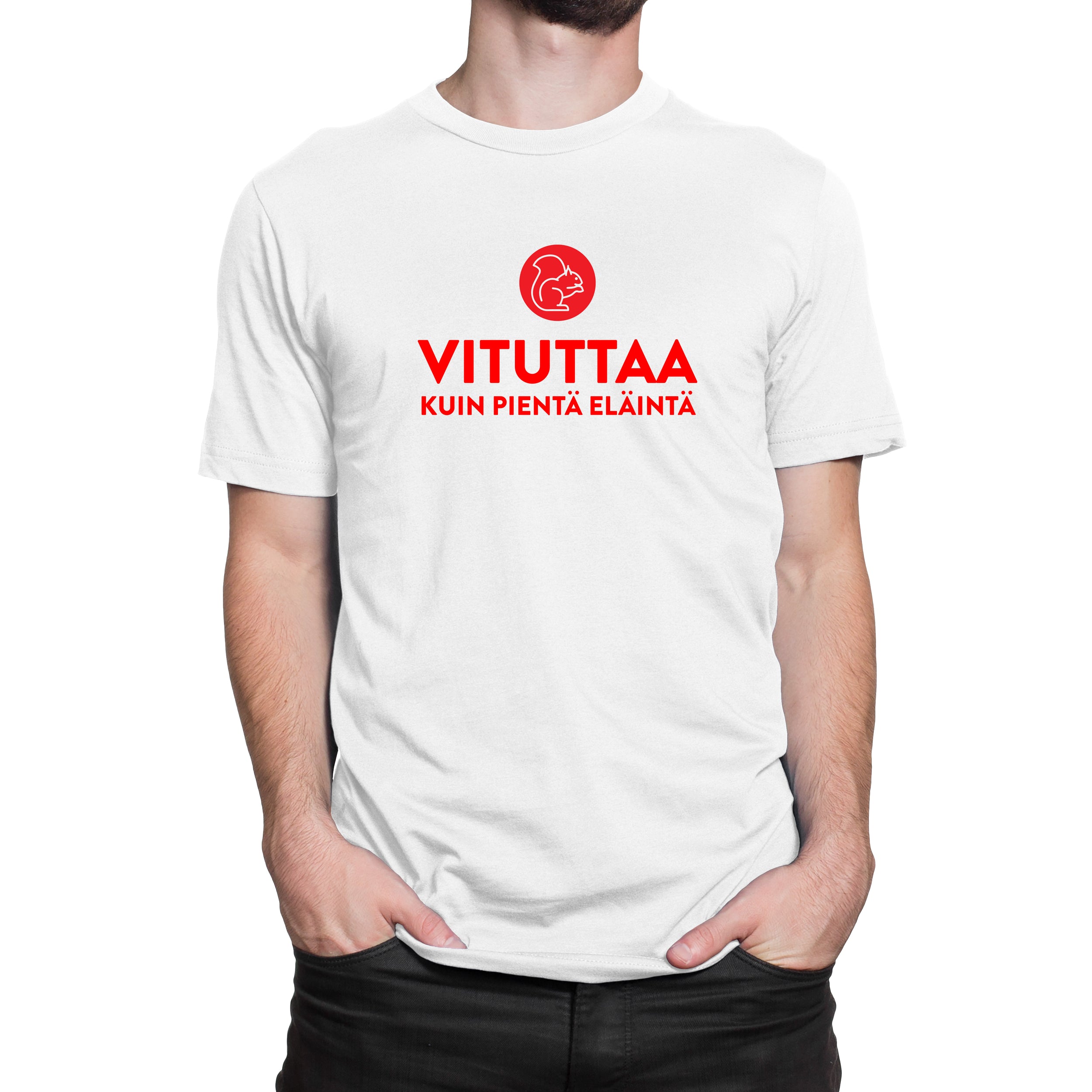 Vituttaa kuin pientä eläintä - T-paita unisex